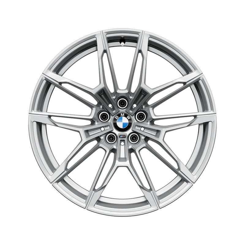 Genuine BMW M Performance 825M Alloy Wheels In Silver For BMW G80/G81 M3, G82/G83 M4 and G87 M2