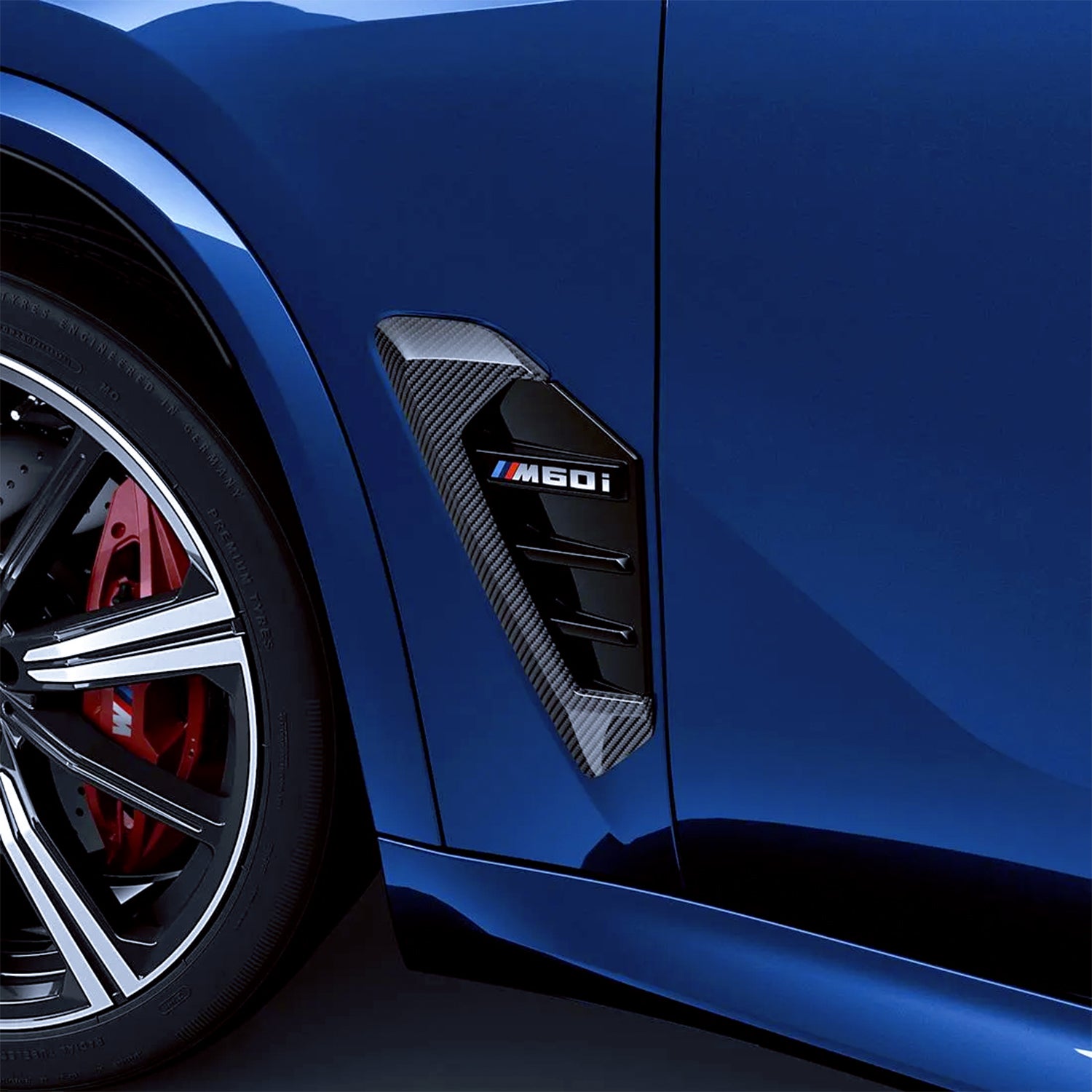 Genuine M Performance F95 X5M & X5 LCI Carbon Fibre Side Trims 51135A3E057 & 51135A3E058