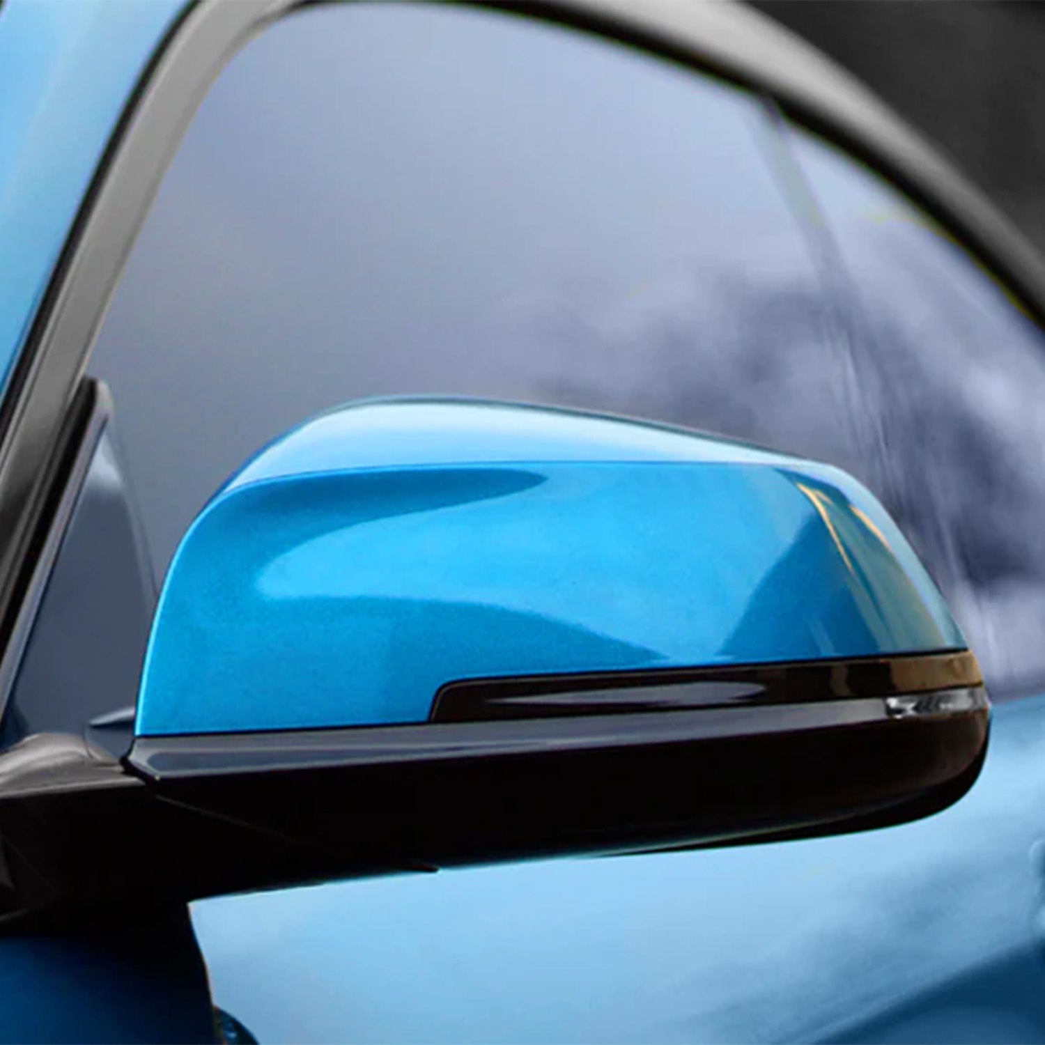 GoldenWrench BMW F Series BLACKLINE Mirror Indicator Overlay Kit