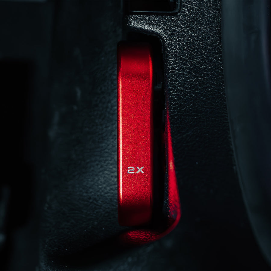 GoldenWrench BMW F Series Bonnet Hood Latch Handle In Red