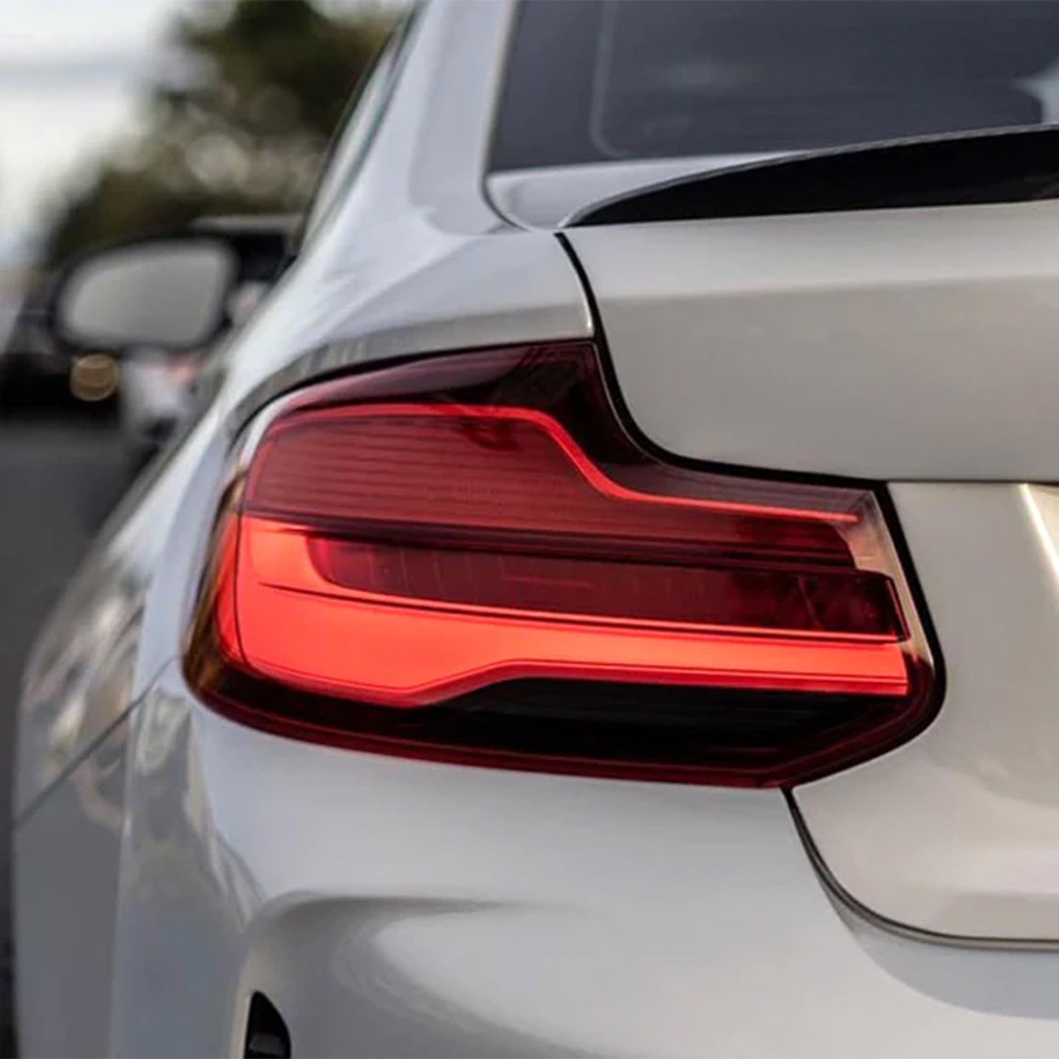 GoldenWrench BMW F87 M2 F22 2 Series LCI BLACKLINE Taillight Overlay Kit