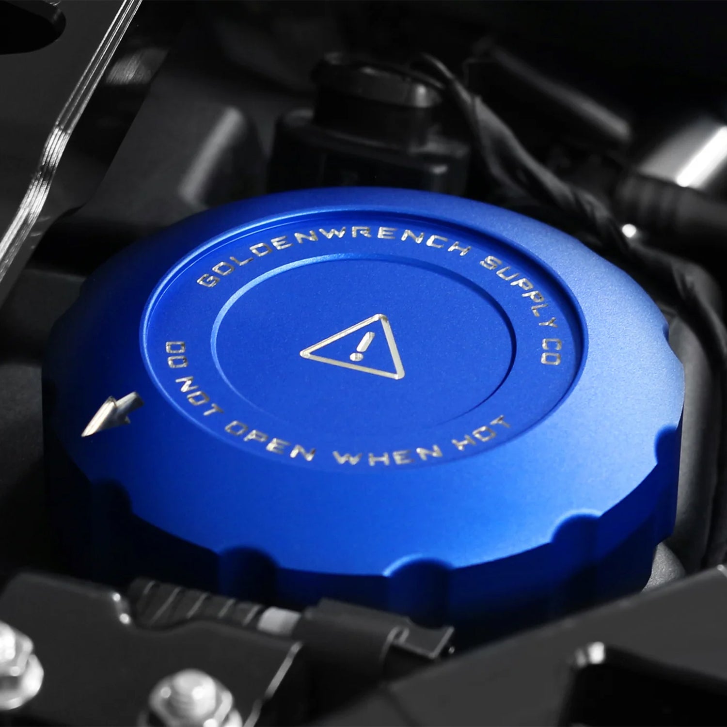 GoldenWrench BMW S58 BLACKLINE Performance Engine Cap Set In Blue