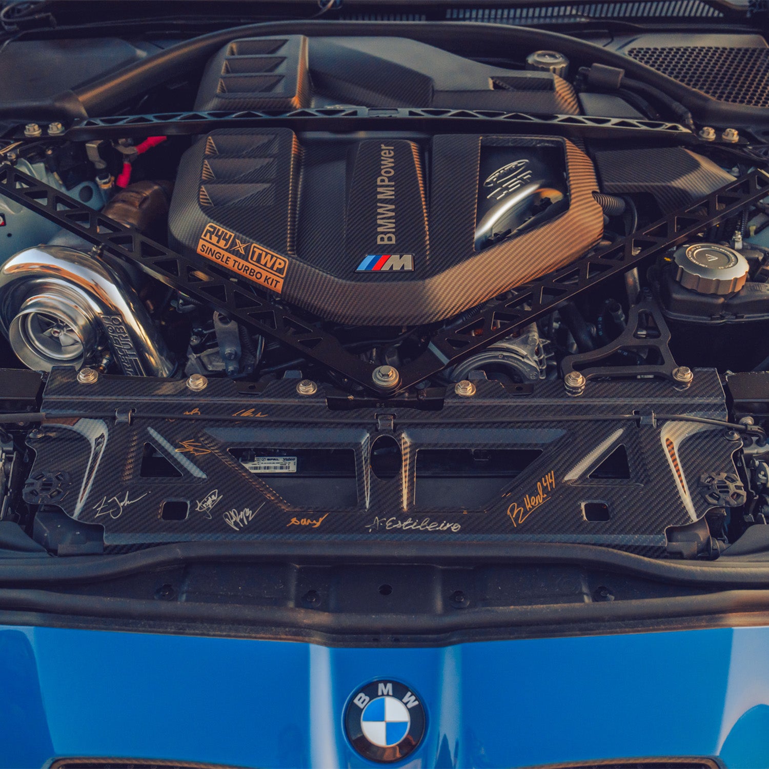 GoldenWrench x Downstar BMW S58 Engine Bay Enhancement Kit For BMW G80/G81 M3, G82/G83 M4 & G87 M2