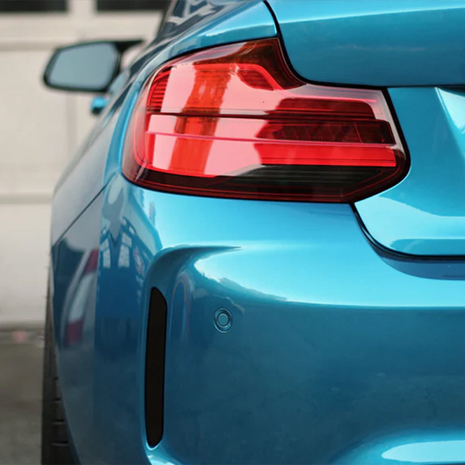 GoldenWrench Supply BMW F87 M2 BLACKLINE Rear Reflector Overlay Kit