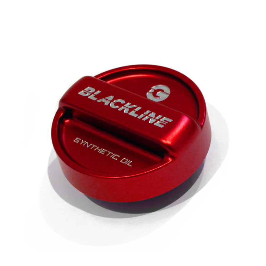 GoldenWrench Supply Toyota GR Supra A90 BLACKLINE Oil Cap Cover In Red