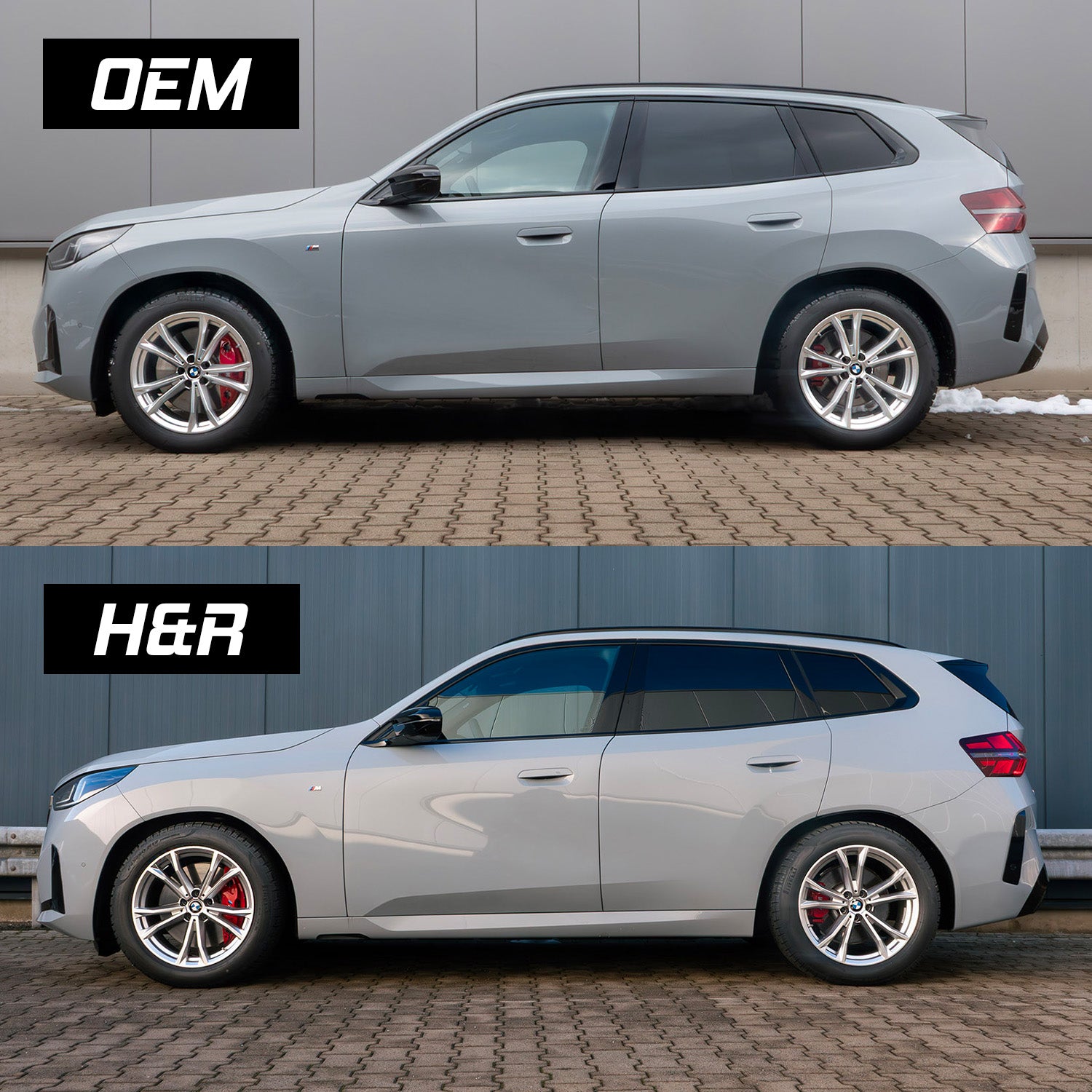 H&R BMW G45 X3 M50 xDrive Lowering Springs 28521-1 Before & After