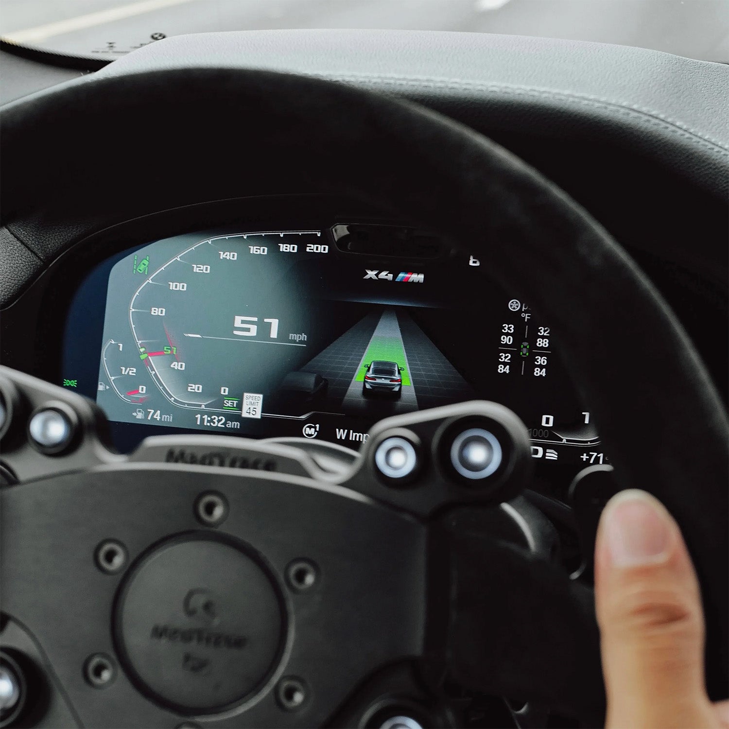 JQ Werks Madtrace® BMW G Series Racing Steering Wheel System