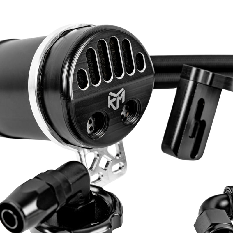 KLM BMW S58 Billet Oil Catch Can Kit For BMW G80 M3, G82 M4 & G87 M2
