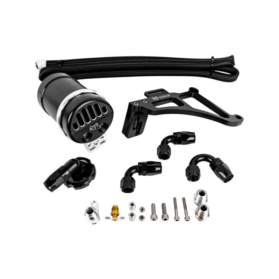 KLM BMW S58 Billet Oil Catch Can Kit For BMW G80 M3, G82 M4 & G87 M2