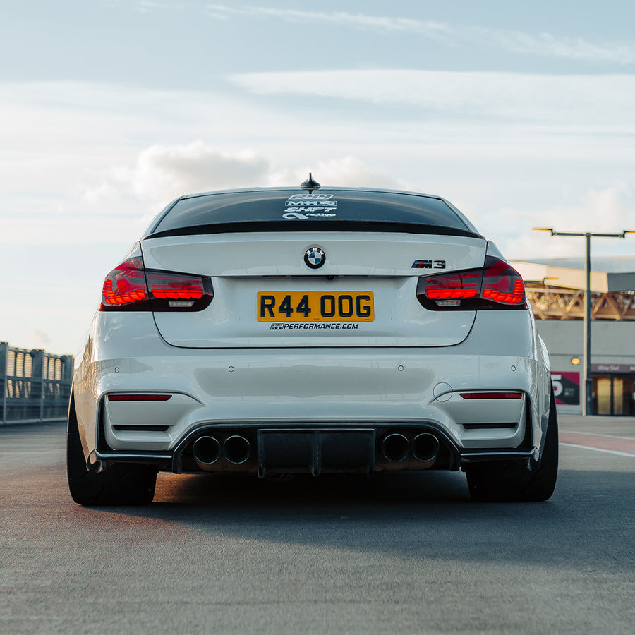 MHC+ BMW F80 M3 F82 M4 Aggressive Carbon Fibre Rear Diffuser