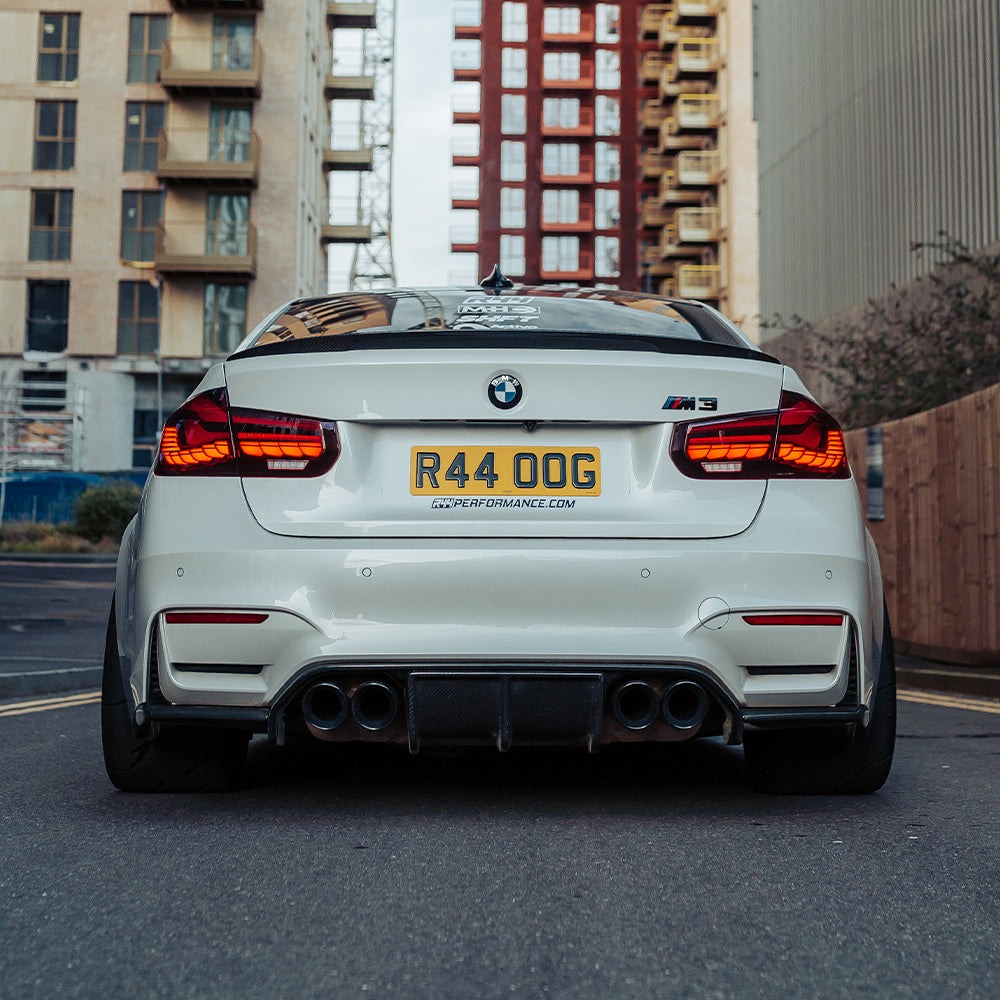 MHC+ BMW F80 M3 F82 M4 Aggressive Carbon Fibre Rear Diffuser