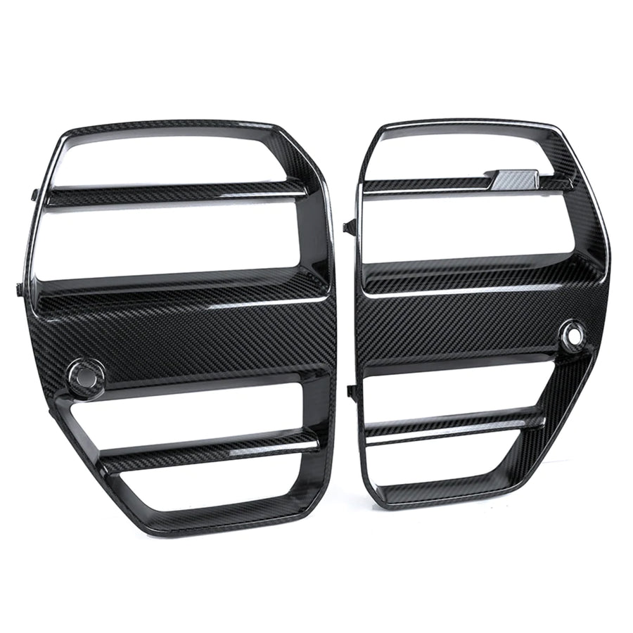 BMW Carbon Fibre Front Grille For BMW G80 G81 M3 & G82 G83 M4 By MHC LDN