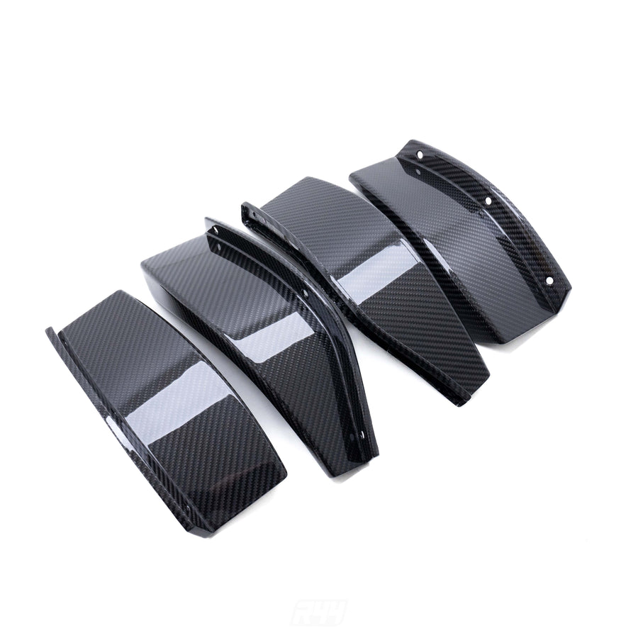 MHC+ BMW G80 M3 G82 M4 GT4 Carbon Fibre Front Canards