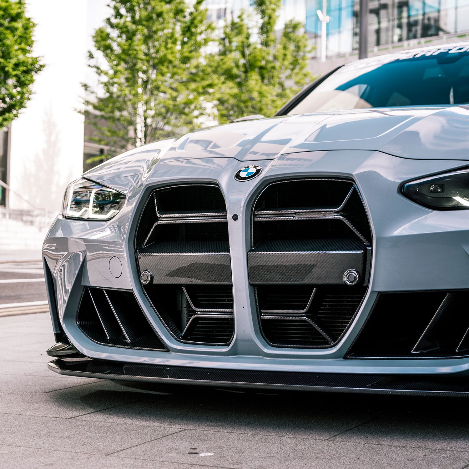 MHC+ BMW G80 G81 M3 G82 G83 M4 Gloss Carbon Fiber CSL Front Grille
