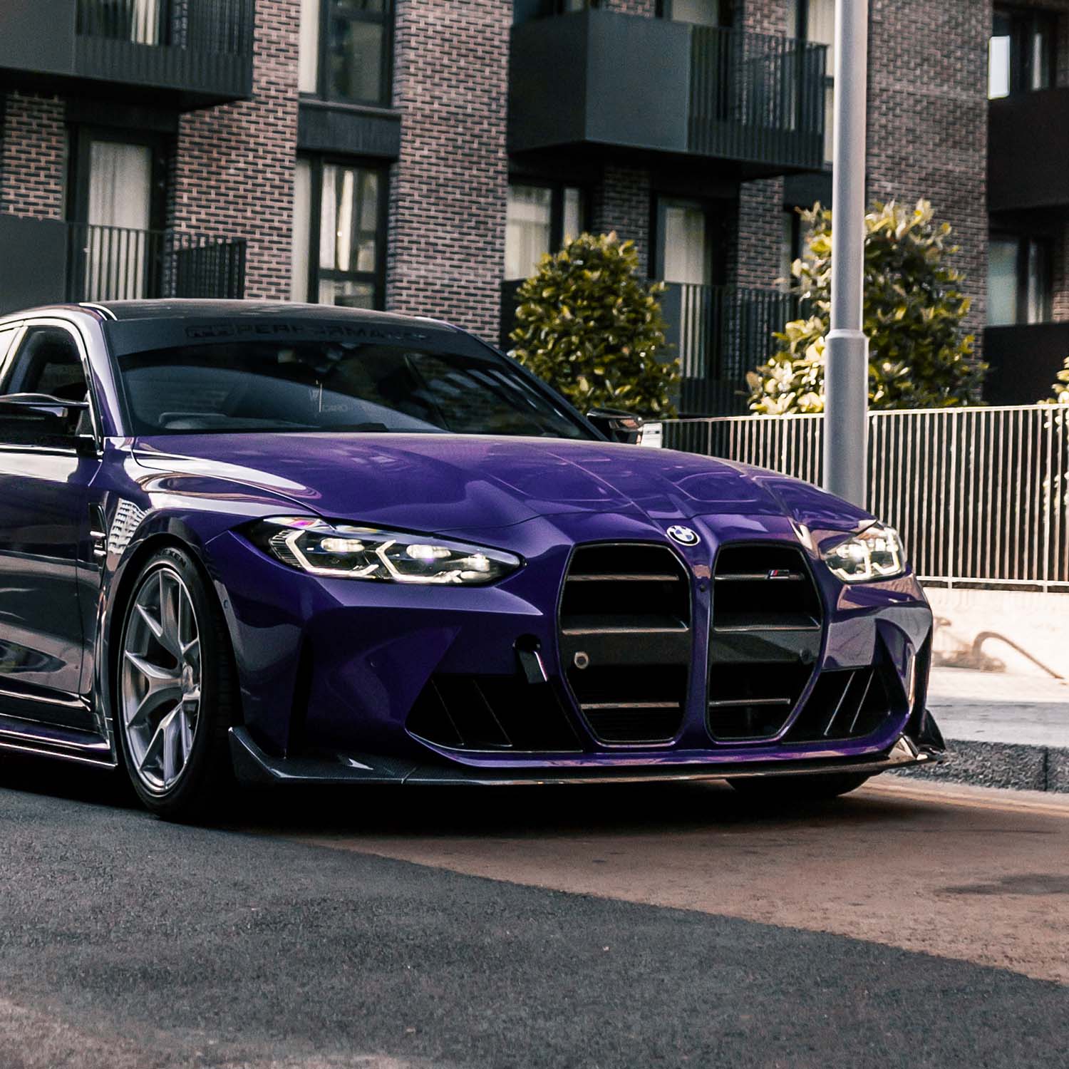 MHC+ BMW G80 M3 G82 M4 Gloss Carbon Fibre CSL Front Splitter