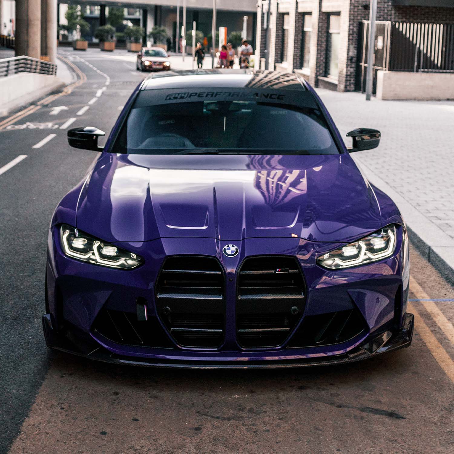 MHC+ BMW G80 M3 G82 M4 Gloss Carbon Fibre CSL Front Splitter