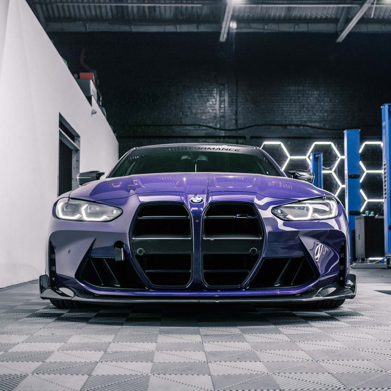 MHC+ BMW G80 M3 G82 M4 Gloss Carbon Fibre CSL Front Splitter