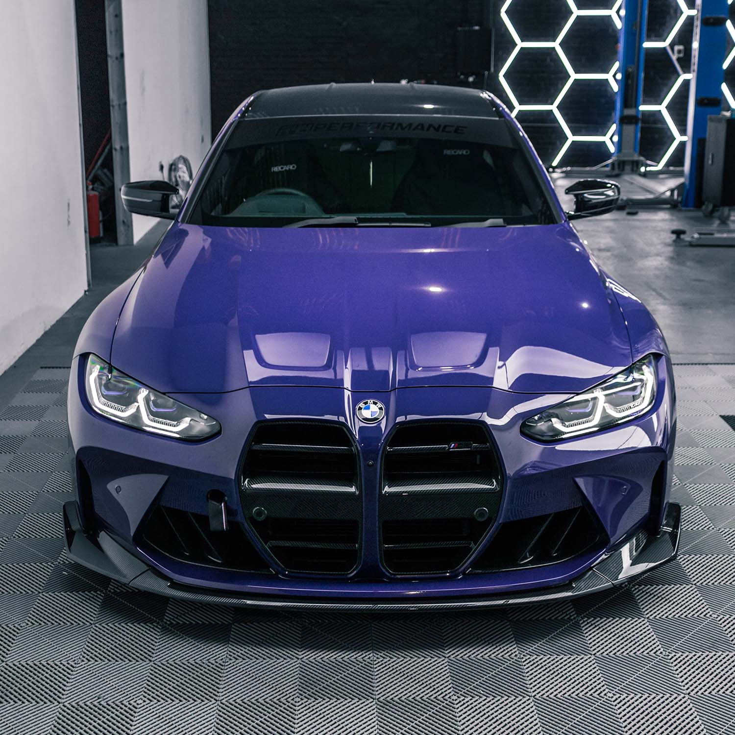 MHC+ BMW G80 M3 G82 M4 Gloss Carbon Fibre CSL Front Splitter