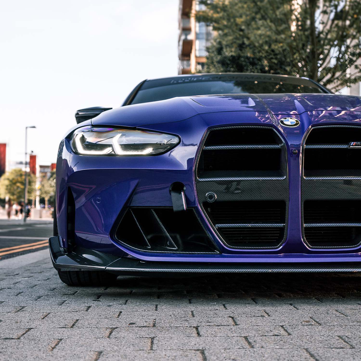 MHC+ BMW G80 M3 G82 M4 Gloss Carbon Fibre CSL Front Splitter