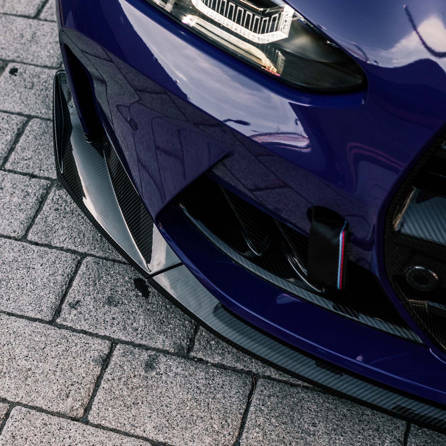 MHC+ BMW G80 M3 G82 M4 Gloss Carbon Fibre CSL Front Splitter