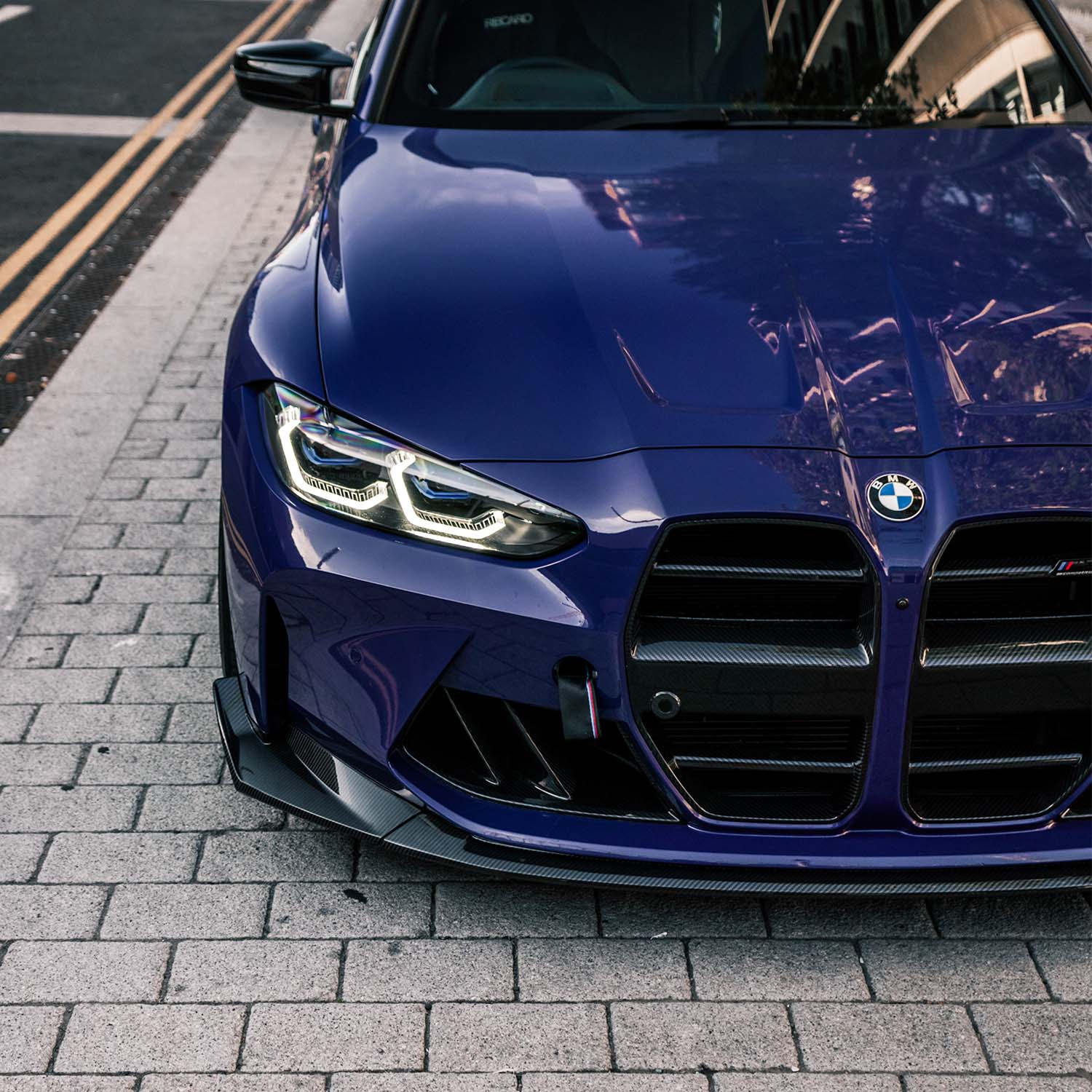 MHC+ BMW G80 M3 G82 M4 Gloss Carbon Fibre CSL Front Splitter