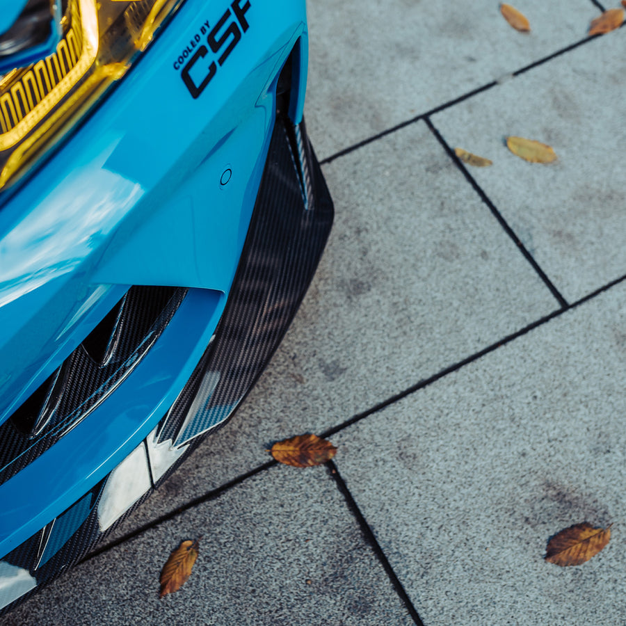 MHC+ BMW G80 G81 M3 G82 G83 M4 SP2 Carbon Fibre Front Splitter - Distributed By R44 Performance