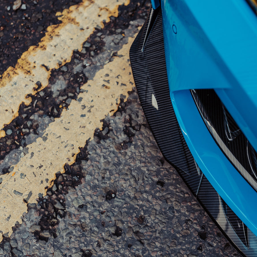 MHC+ BMW G80 G81 M3 G82 G83 M4 SP2 Carbon Fibre Front Splitter - Distributed By R44 Performance
