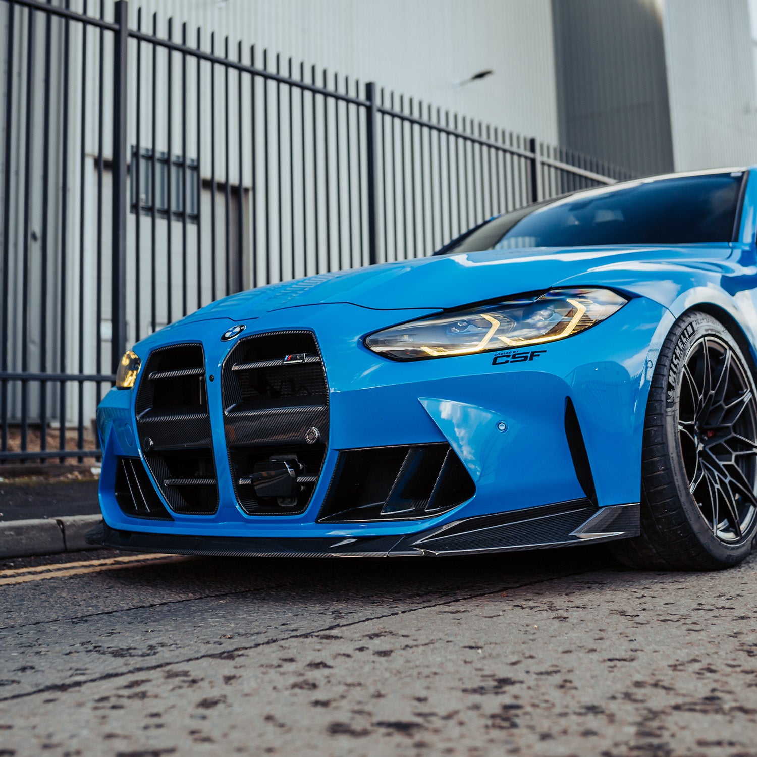 MHC+ BMW G80 G81 M3 G82 G83 M4 SP2 Carbon Fibre Front Splitter - Distributed By R44 Performance