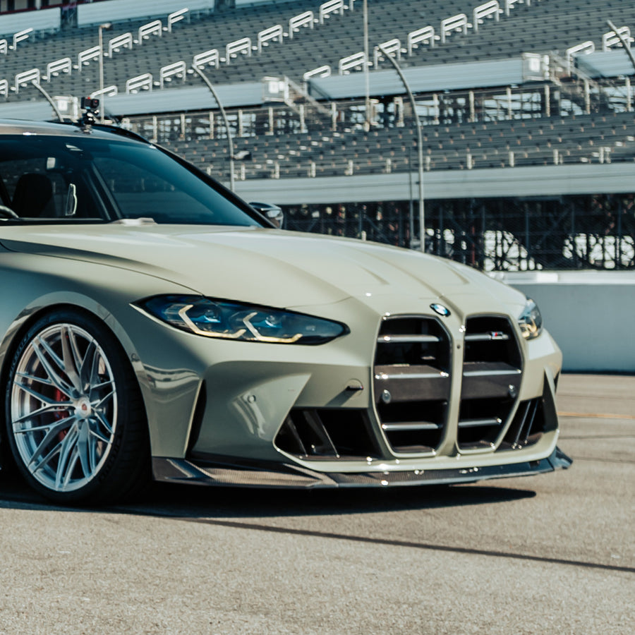 MHC+ BMW G80 G81 M3 G82 G83 M4 SP2 Carbon Fibre Front Splitter - Distributed By R44 Performance