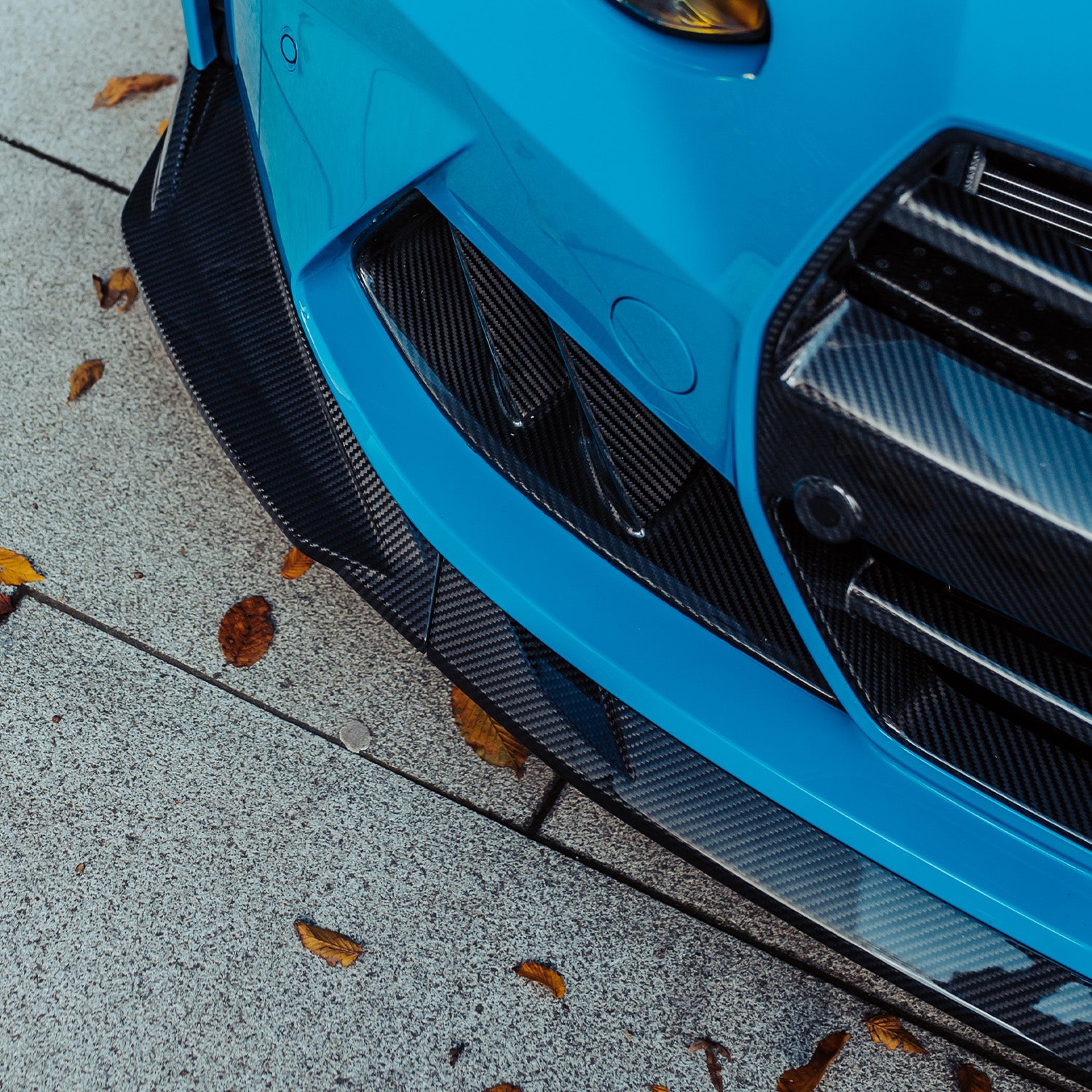 MHC+ BMW G80 G81 M3 G82 G83 M4 SP2 Carbon Fibre Front Splitter - Distributed By R44 Performance