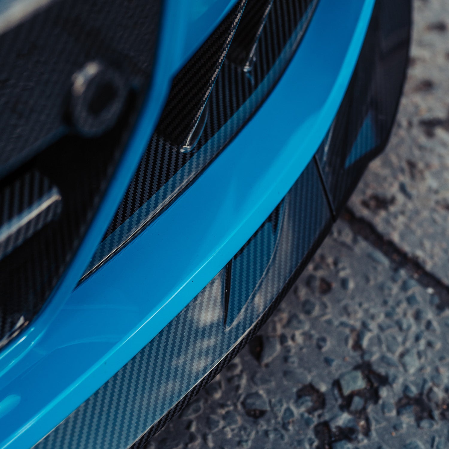 MHC+ BMW G80 G81 M3 G82 G83 M4 SP2 Carbon Fibre Front Splitter - Distributed By R44 Performance