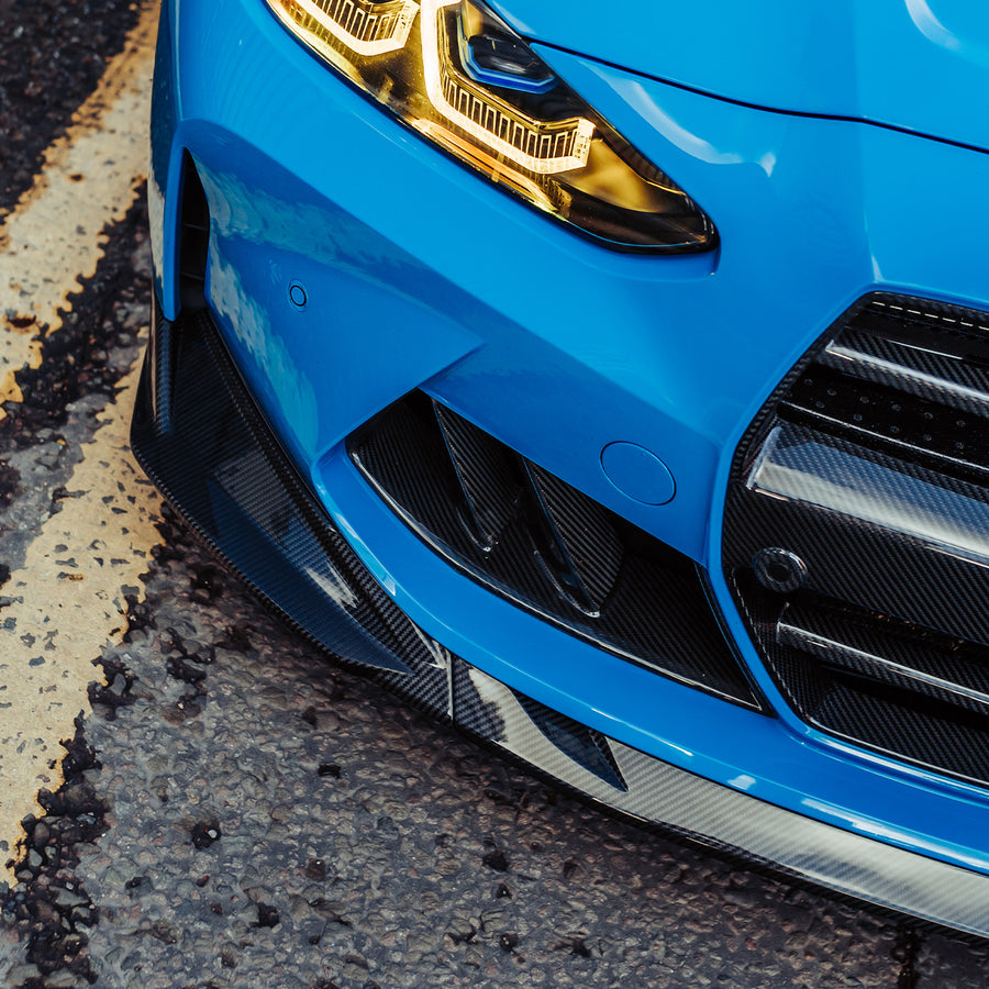 MHC+ BMW G80 G81 M3 G82 G83 M4 SP2 Carbon Fibre Front Splitter - Distributed By R44 Performance