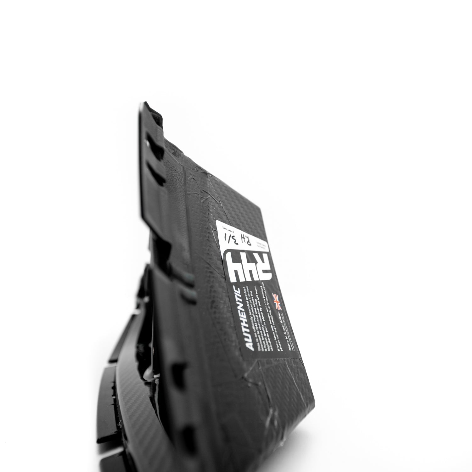 MHC+ BMW G80 G81 M3 & G82 G83 M4 Twin Fin Front Air Ducts In Gloss Pre Preg Carbon Fibre