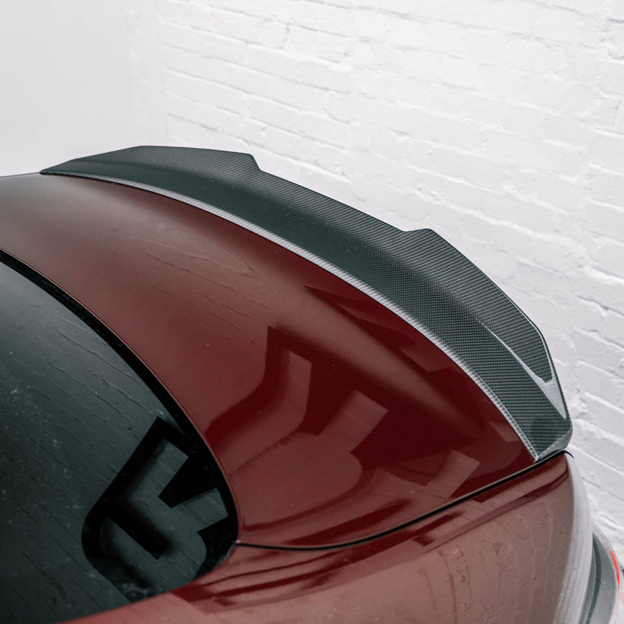 MHC+ BMW G82 M4 Ducktail Style Carbon Fibre Rear Spoiler