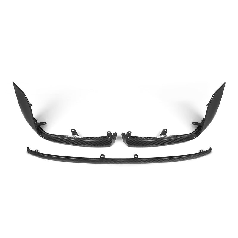 MHC+ BMW M2 G87 Performance Style Front Splitter In Pre Preg Gloss Carbon Fibre