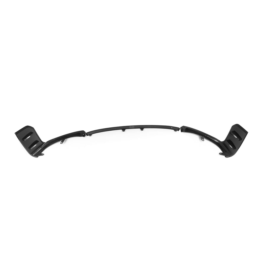 MHC+ BMW M2 G87 Performance Style Front Splitter In Pre Preg Gloss Carbon Fibre
