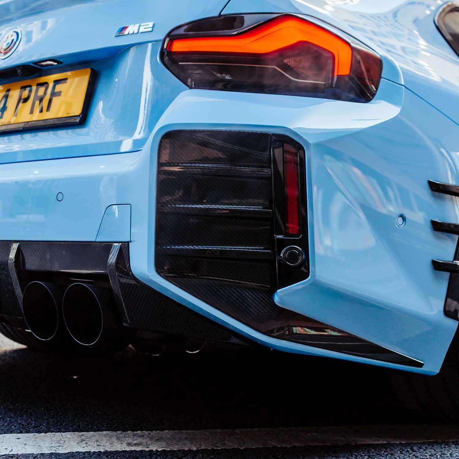 MHC+ BMW G87 M2 Carbon Fibre Rear Bumper Inserts