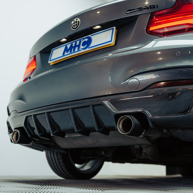 MHC+ BMW M235i & M240i Ultra Aggressive Carbon Fibre Rear Diffuser