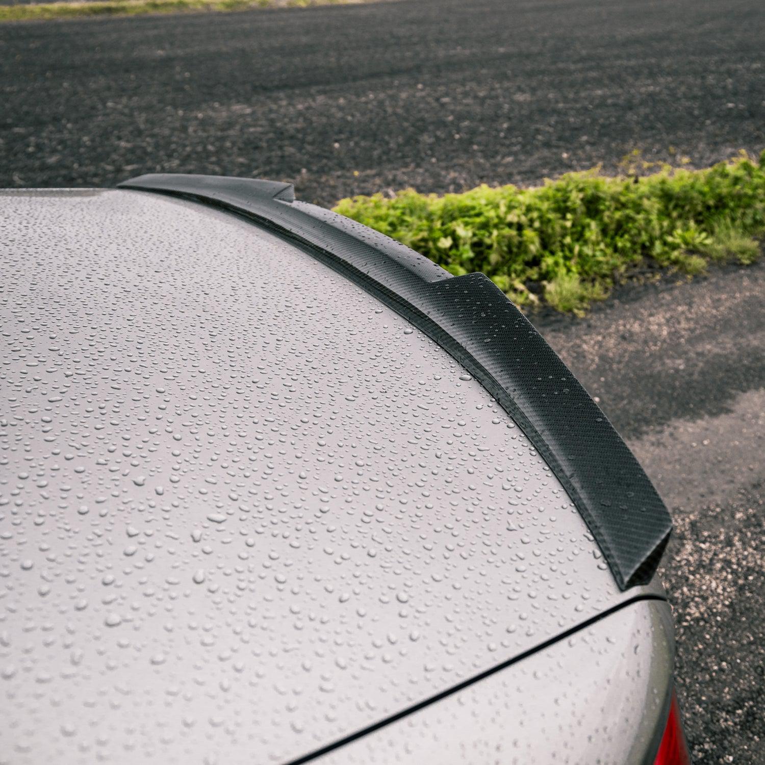 MHC BMW M5/5 Series M4 Style Rear Spoiler In Gloss Carbon Fibre (F90/G30)-R44 Performance