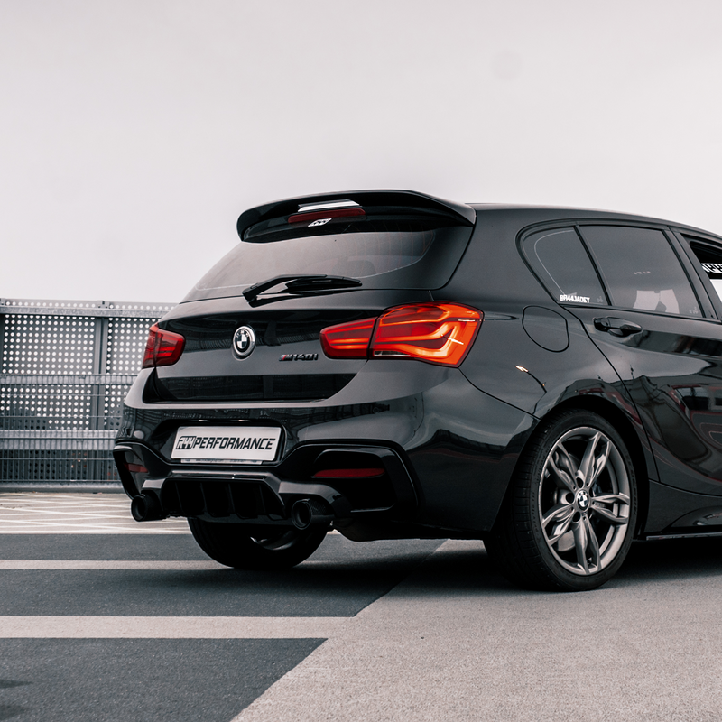 BMW 1 Series F20 F21 Gloss Black Rear Spoiler For Boot Lid - Fits BMW M140i & BMW M135i. Manufactured by MHC