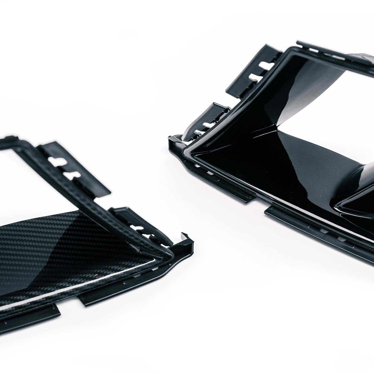 MHC Black BMW M3/M4 Performance Style Front Ducts In Gloss Black (G80/G82/G83)-R44 Performance