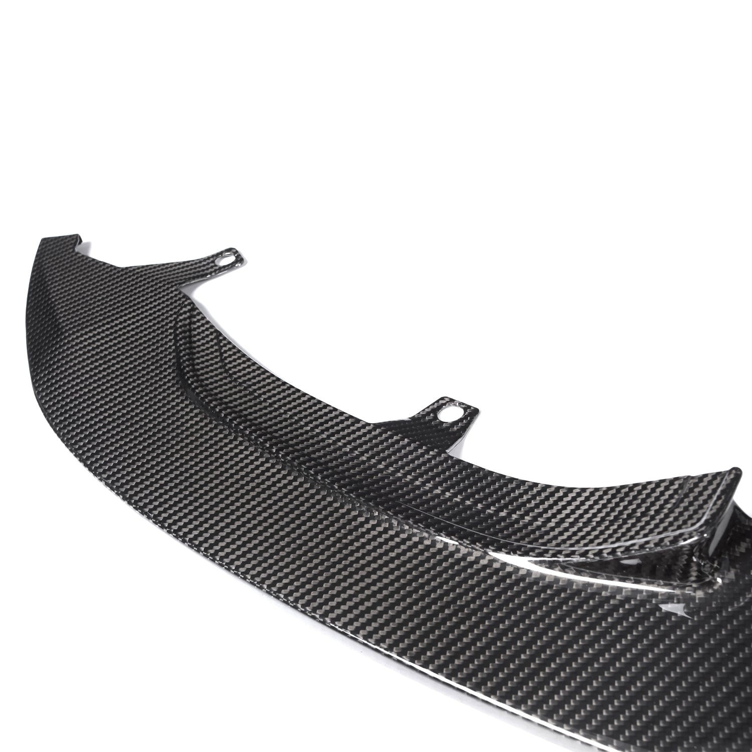 MHC+ BMW F80 M3 F82 M4 GT Style Front Splitter In Gloss Pre Preg Carbon Fibre