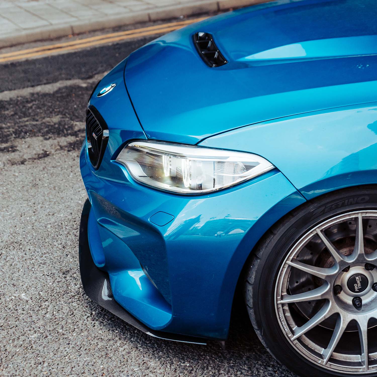MHC+ BMW F87 M2 Carbon Fibre GT Style Front Splitter