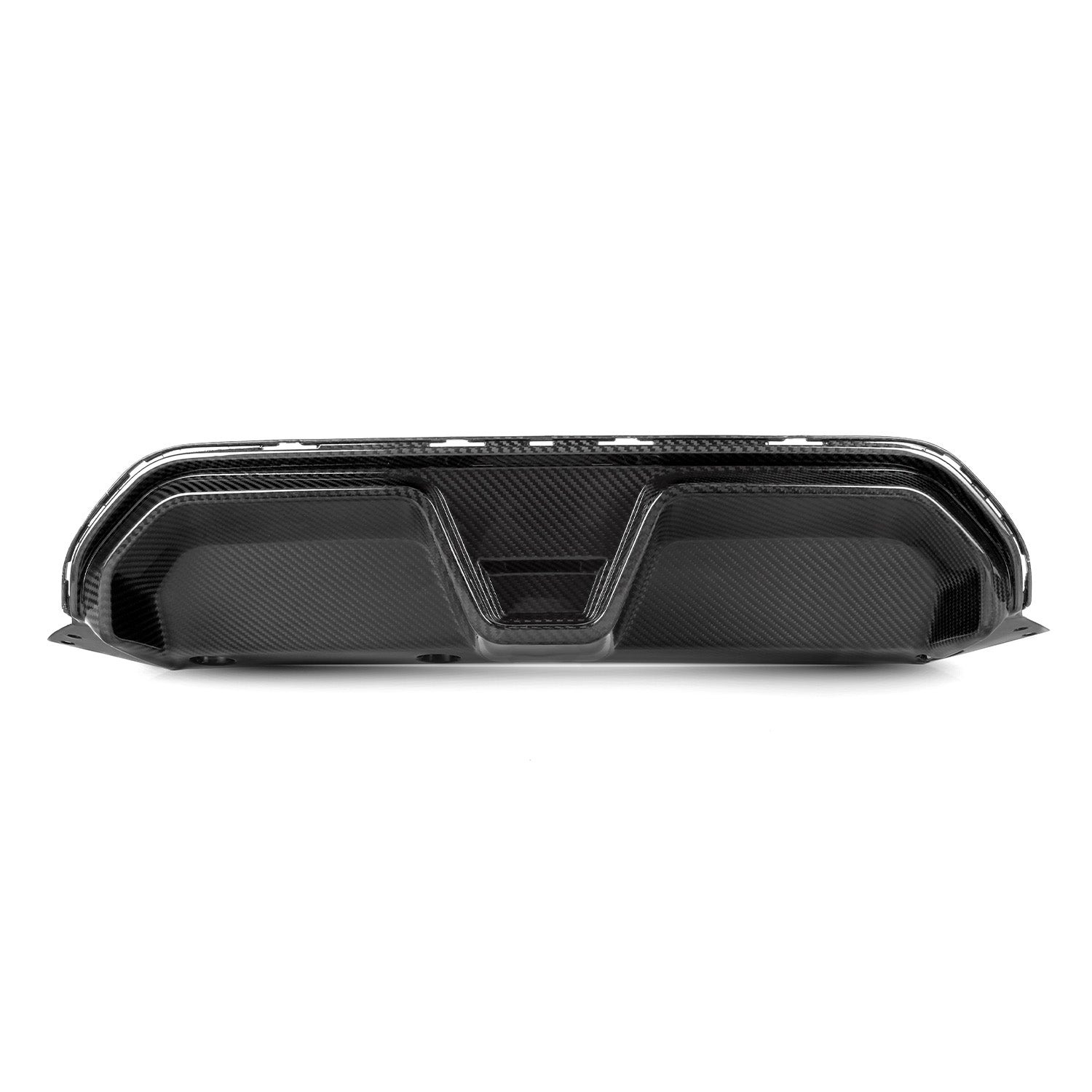 MHC+ BMW F90 M5 LCI CS Style Rear Diffuser In Gloss Pre Preg Carbon Fibre