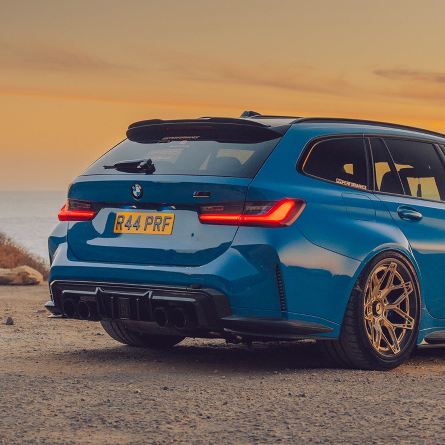 MHC+ BMW G80 M3 G82 M4 DF1 Carbon Fibre LED Rear Diffuser