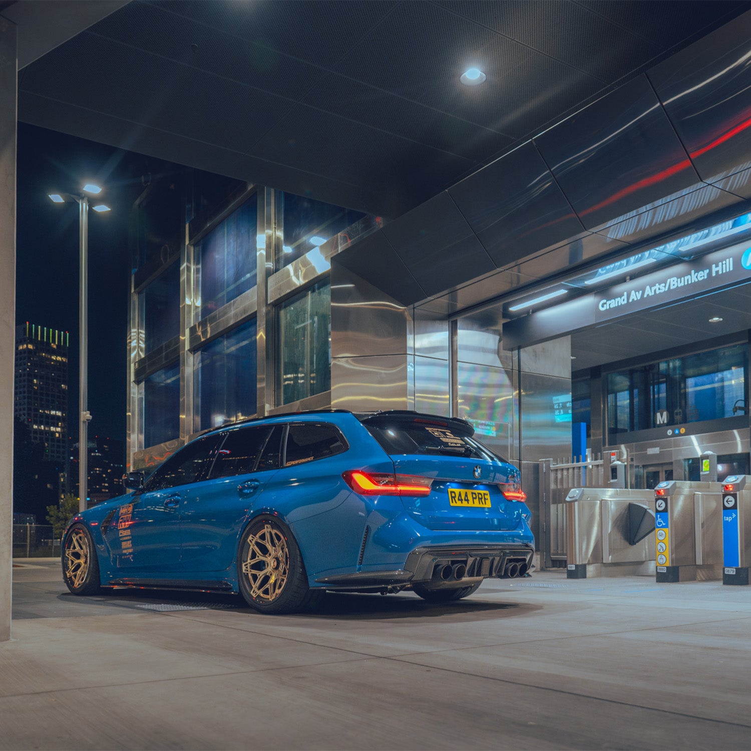 MHC+ BMW G80 M3 G82 M4 DF1 Carbon Fibre LED Rear Diffuser