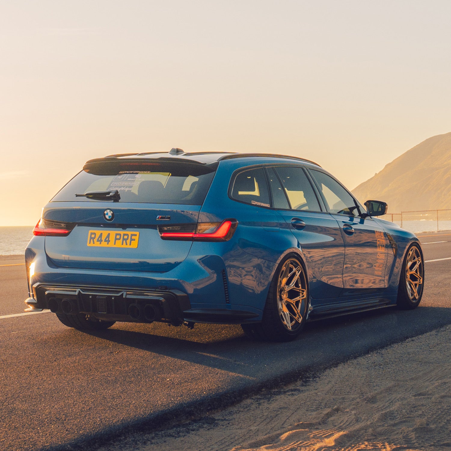MHC+ BMW G80 M3 G82 M4 DF1 Carbon Fibre LED Rear Diffuser