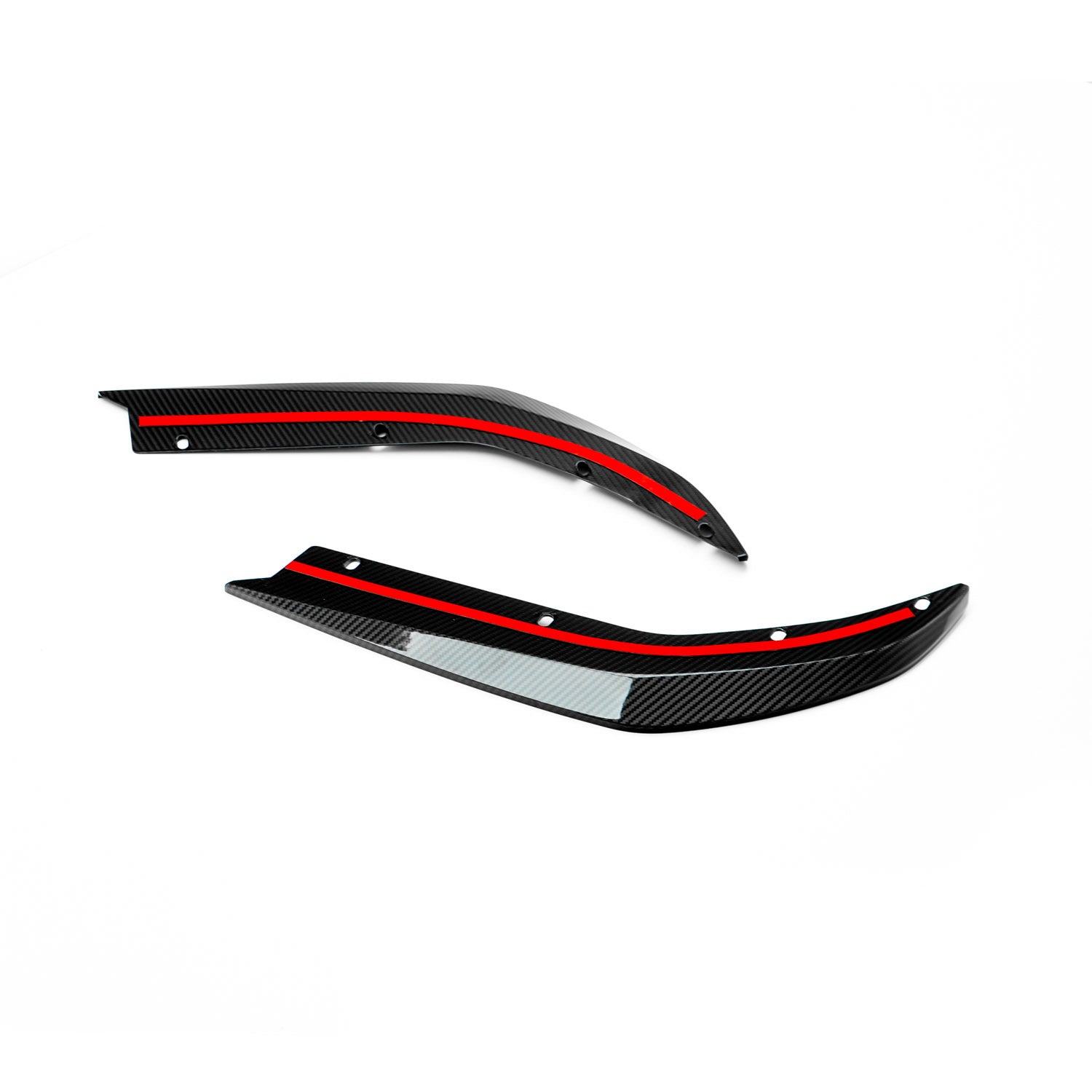 MHC+ BMW G80 M3 Rear Side Splitters In Gloss Carbon Fibre