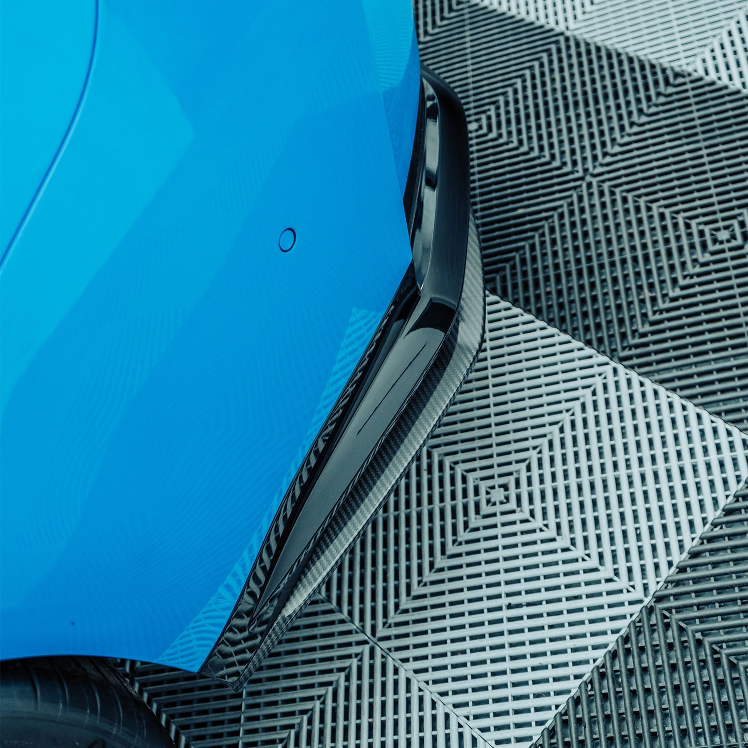 MHC+ BMW G80 M3 Rear Side Splitters In Gloss Carbon Fibre