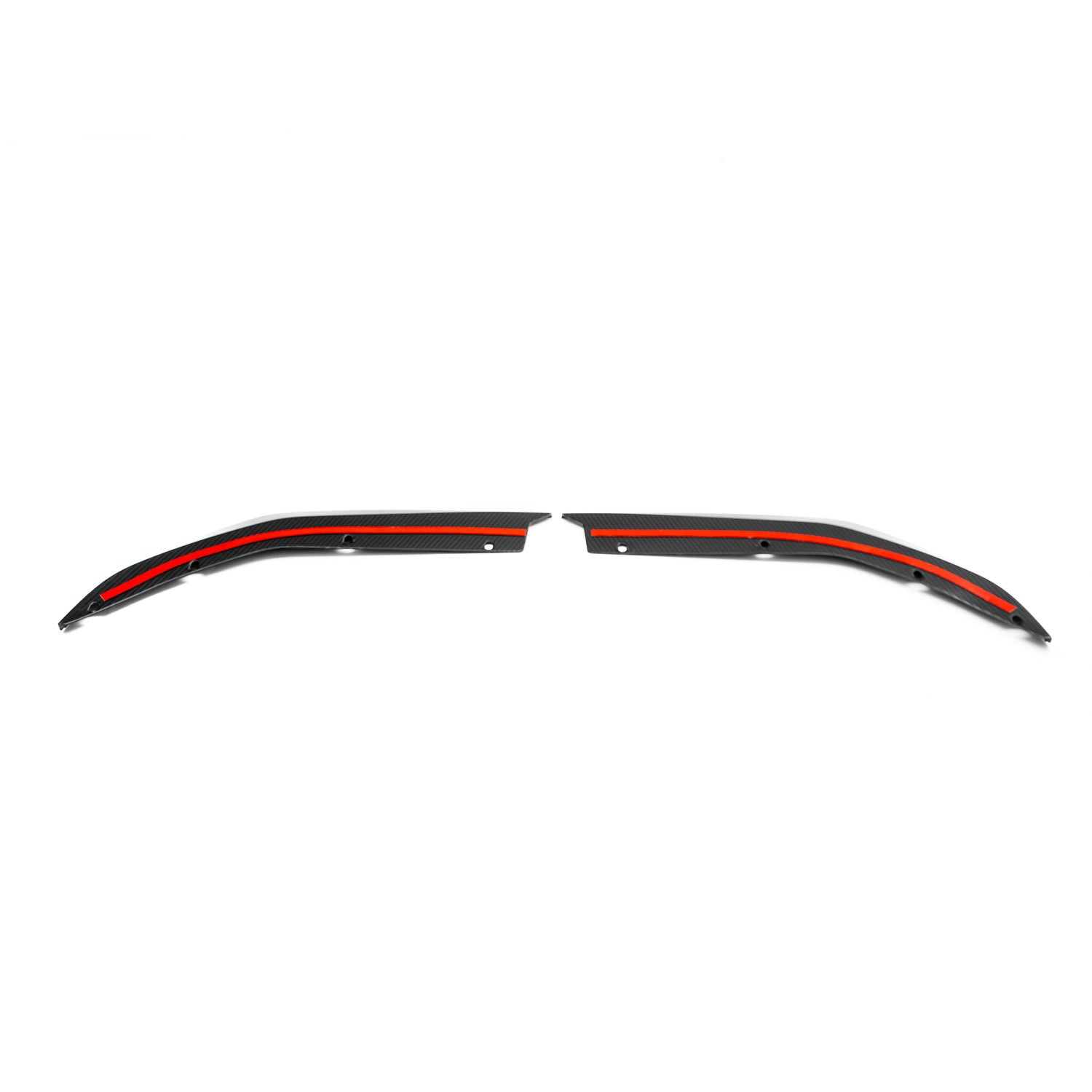 MHC+ BMW G80 M3 Rear Side Splitters In Gloss Carbon Fibre